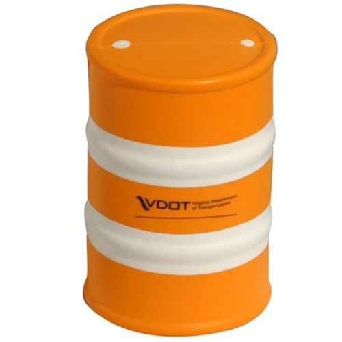 Promotional Safety Barrel Stress Reliever