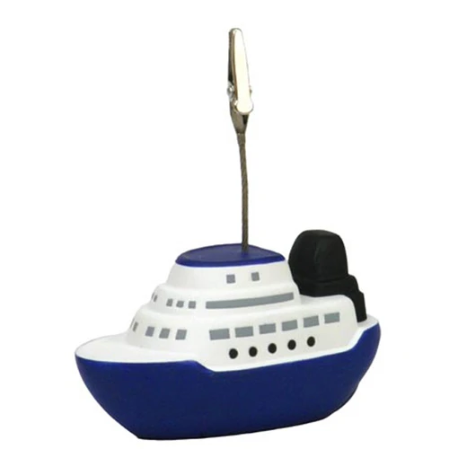 Promotional Cruise Boat Stress Ball Memo Holder
