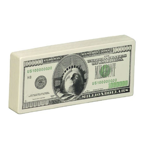 Promotional Million Dollar Bill Stress Reliever