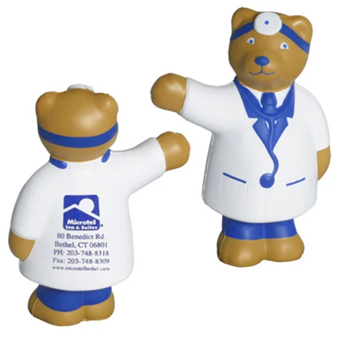 Promotional Doctor Bear Stress Ball