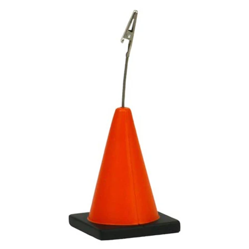 Promotional Construction Cone Memo Holder Stress Reliever