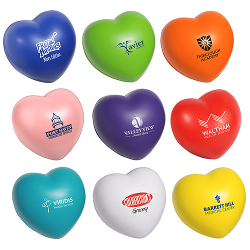 Promotional Valentine Heart Stress Ball
