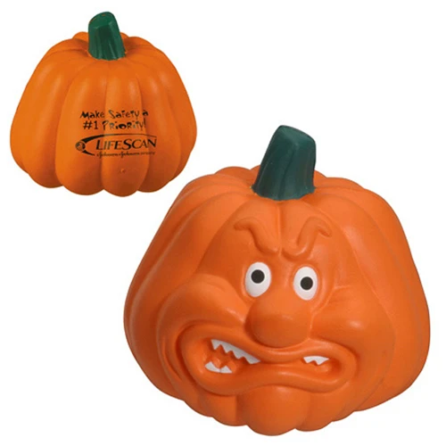 Promotional Pumpkin - Angry Stress Ball