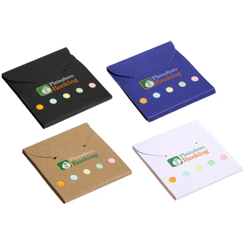 Promotional Square Deal Sticky Note Wallet