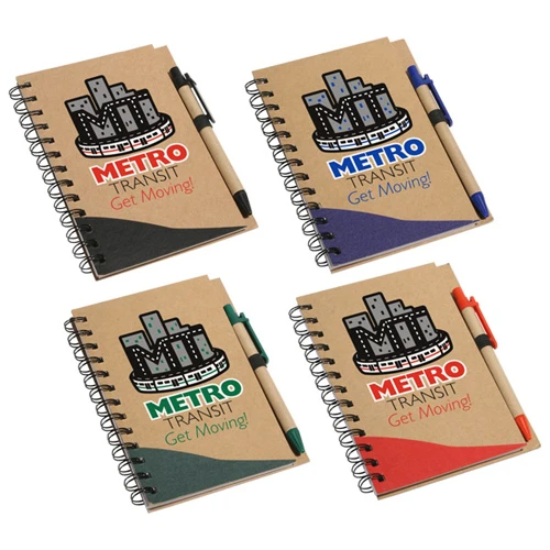 Promotional Recycled Write Notebook and Pen