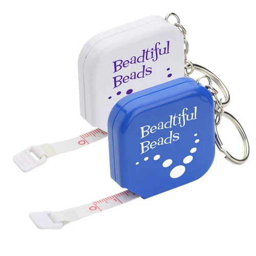 Promotional Square Tape Measure Key Chain