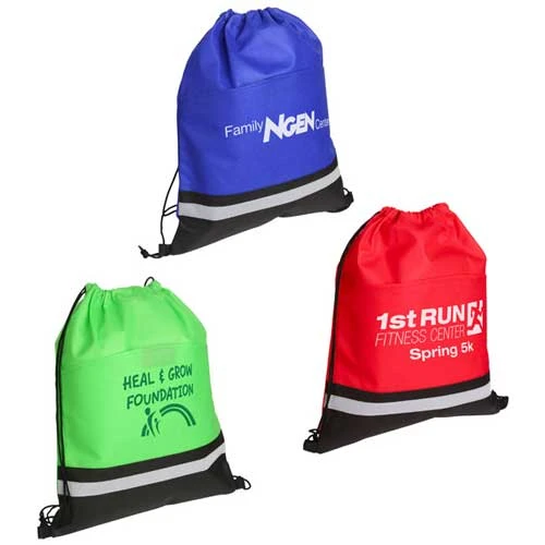 Promotional Safety Drawstring Bag