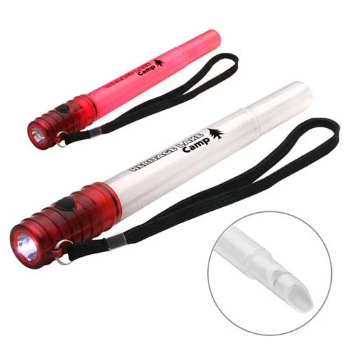 Promotional Emergency LED Glow Whistle