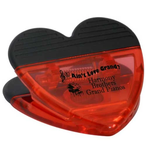 Promotional Heart Magnetic Power Clip