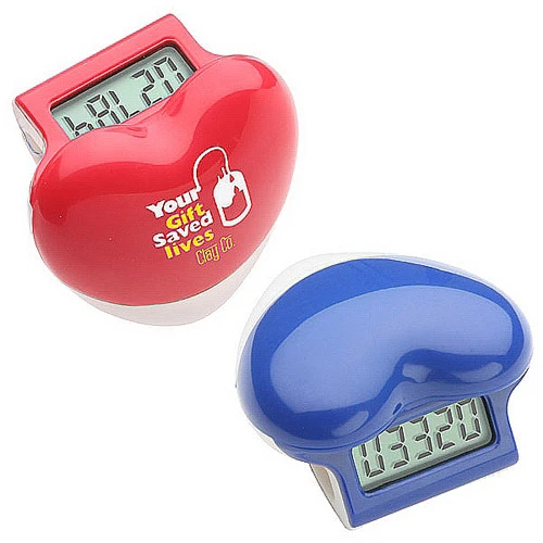 Promotional Healthy Heart Step Pedometer