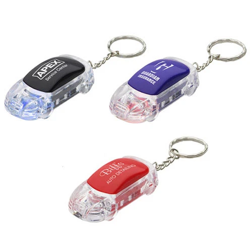 Promotional Flashing Car Key Chain 