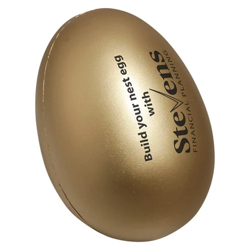 Promotional Golden Egg Stress Reliever