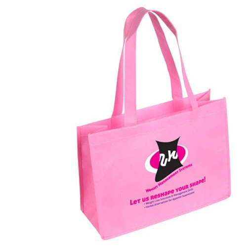 Promotional Pink Tropic Tote Bag