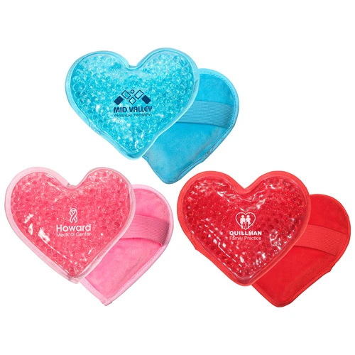 Promotional Plush Heart Hot/Cold Pack