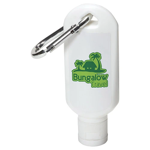 Promotional Safeguard Sunscreen with Carabiner-2 oz