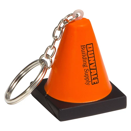 Promotional Construction Cone Key Chain