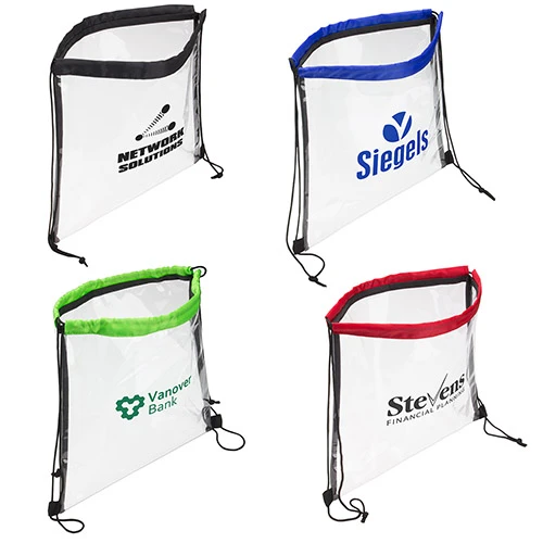 Promotional Clear Bag with Drawstring