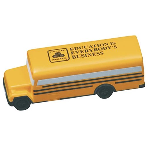 Promotional Conventional School Bus Stress Reliever