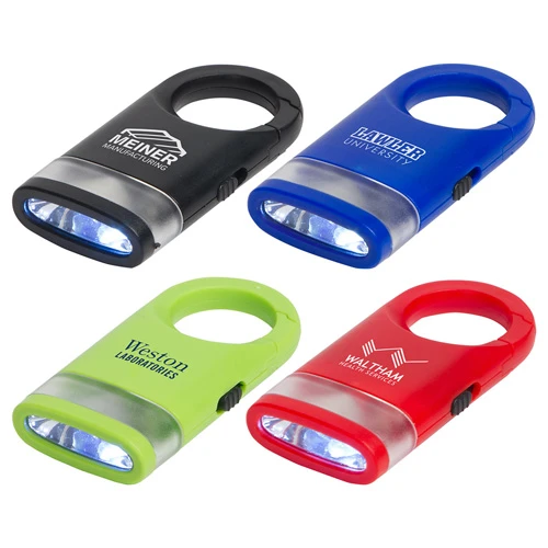 Promotional Dual Shine LED Light Carabiner