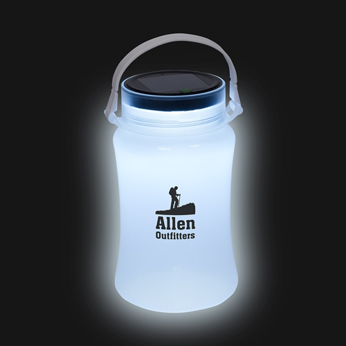 Promotional Foldable Waterproof Container with Solar Light