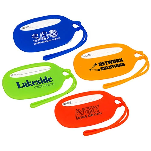 Promotional Durable Silicone Luggage Tag