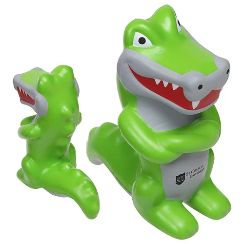 Promotional Crocodile Mascot Stress Reliever