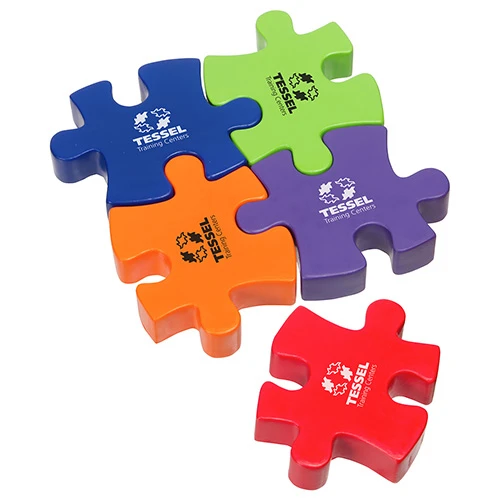 Promotional Connecting Puzzle Piece Stress Reliever