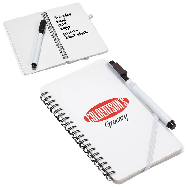 Promotional Write and Wipe Erasable Jotter Notebook