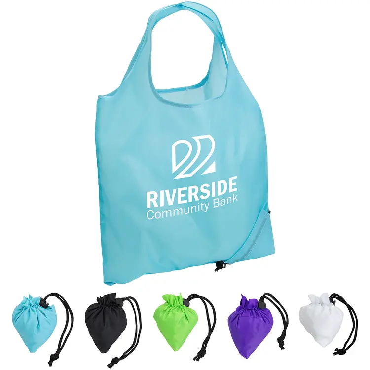 Promotional Bazaar RPET Folding Reusable Tote Bag