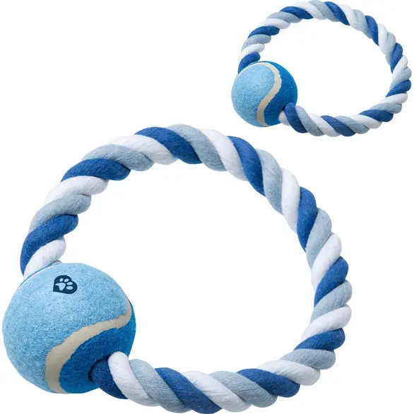 Promotional Circlet Rope Ring & Ball Pet Toy