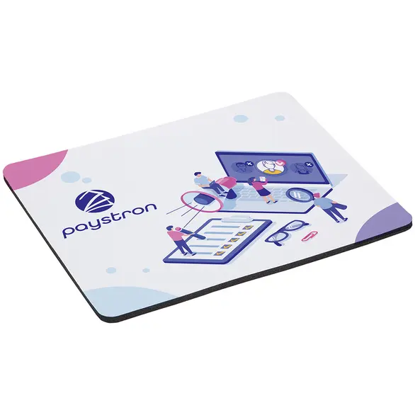 Promotional Accent Dye Sublimated Mouse Pad with Antimicrobial Additive