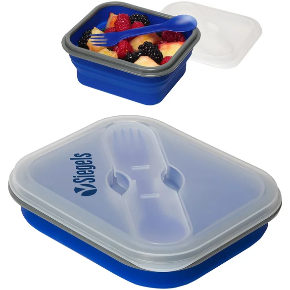 Promotional Collapsible Silicone Lunch Box