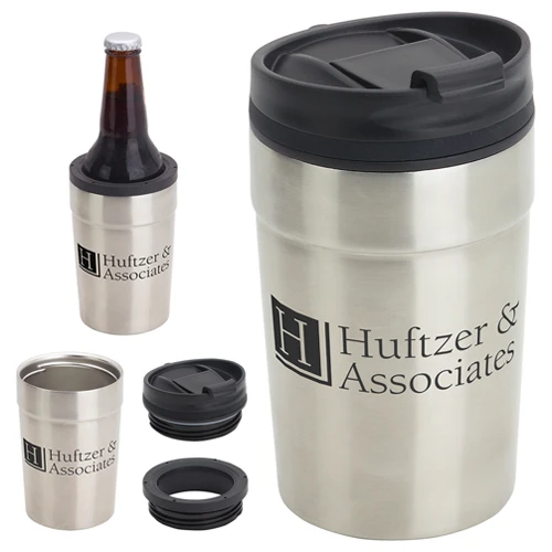 Promotional Carousal 12oz. Tumbler & Can Holder 