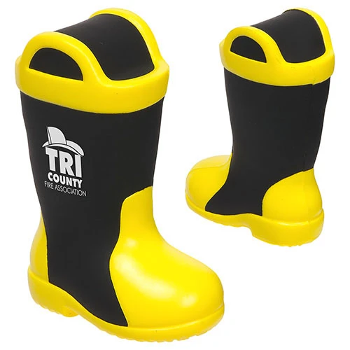 Promotional Firefighter Boot Stress Reliever 
