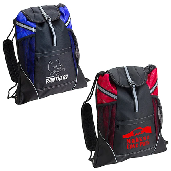 Promotional Fusion Drawstring Cinchpack 