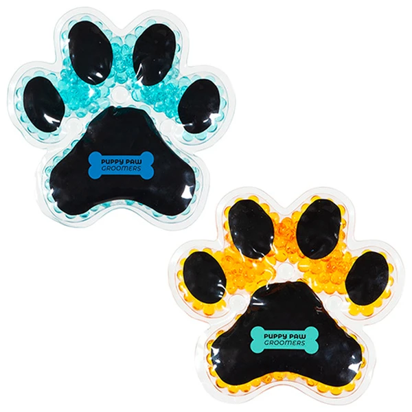 Promotional Puppy Paw Aqua Pearls Hot/Cold Pack