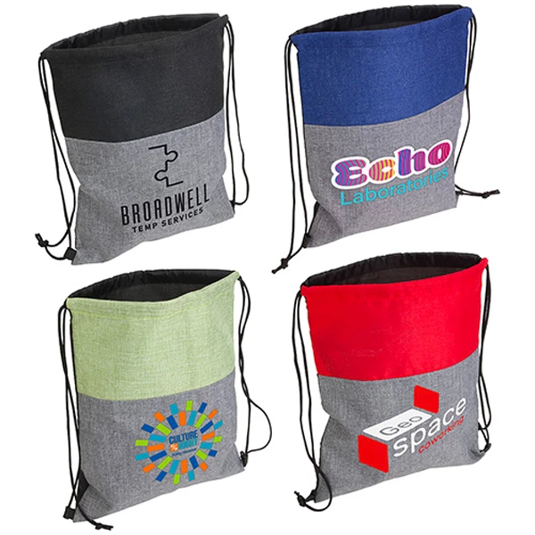 View Image 2 of Quill Drawstring Backpack