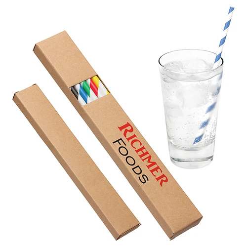 Promotional Vellum 10 Pack Paper Straws