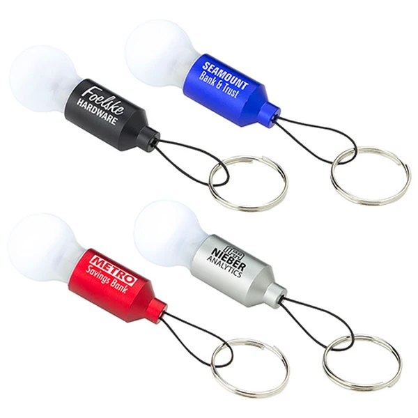 Promotional Light Bulb Key Chain