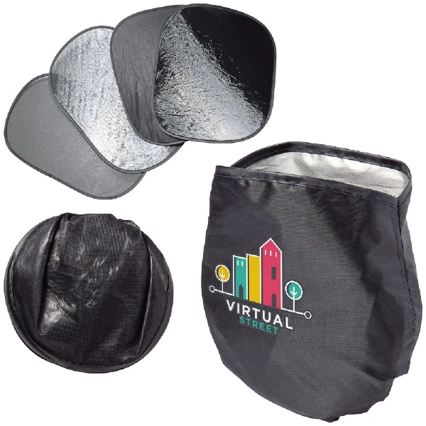 Promotional 4-Piece Car Sun Shade