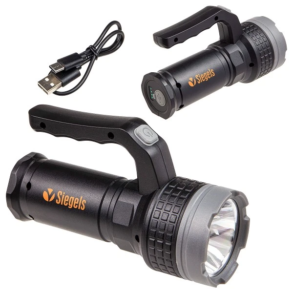 Promotional Rechargeable COB Worklight + LED Flashlight