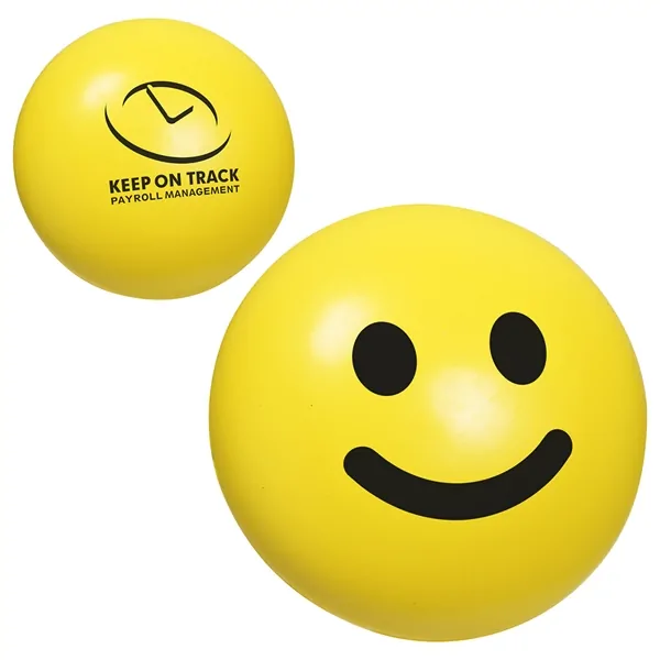 Promotional Smile Emoji Slo-Release Serenity Squishy™