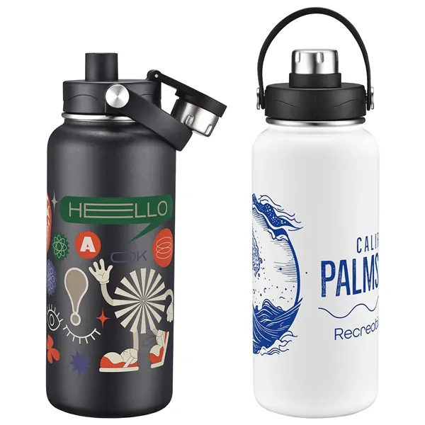 Promotional Bresso 34 oz Vacuum Insulated Bottle 