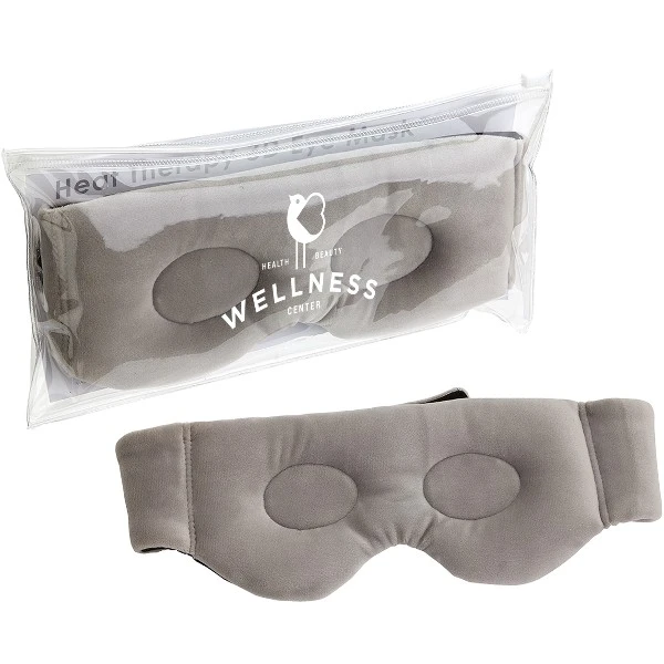 Promotional BeWell™ Eye Mask Flaxseed Heat Therapy 3D Eye Mask