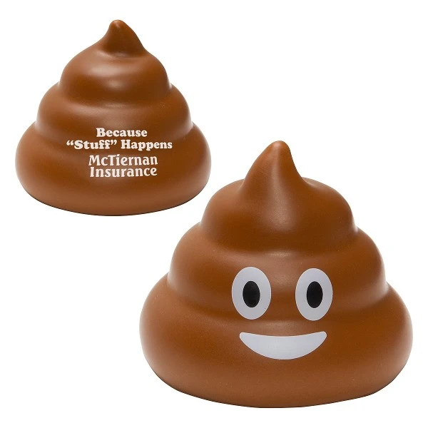 Promotional Poop Emoji Stress Reliever