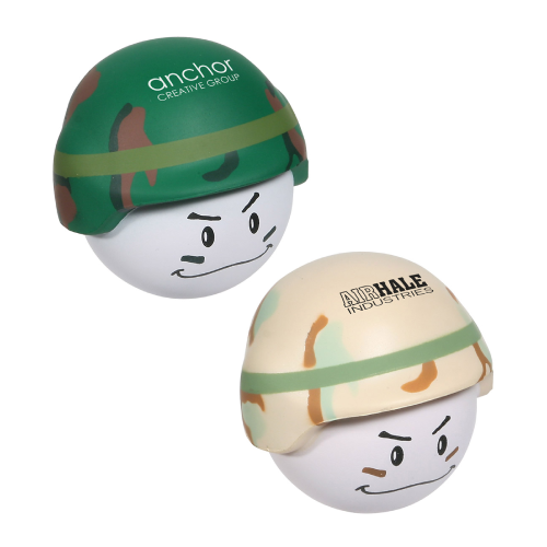 Promotional Soldier Mad Cap Stress Reliever