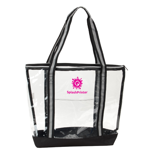 Promotional Clear TPU Zippered Tote