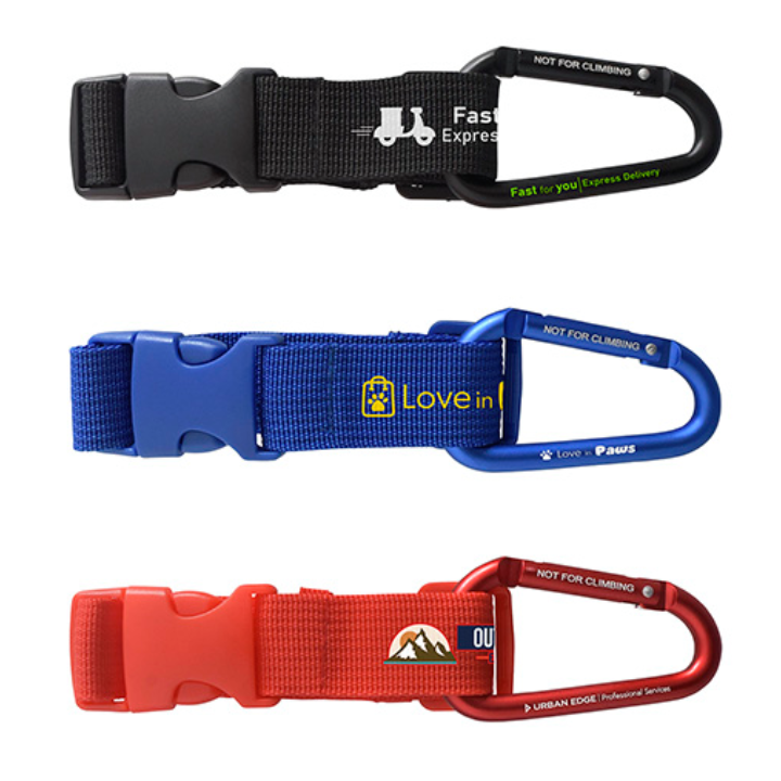 Promotional Adjustable Strap Carabiner