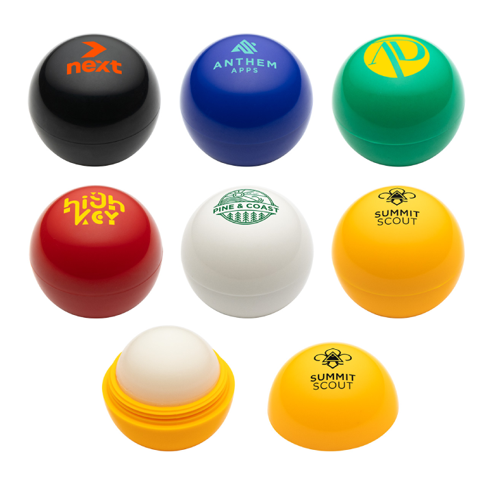 Promotional Well-Rounded Convex Lip Balm