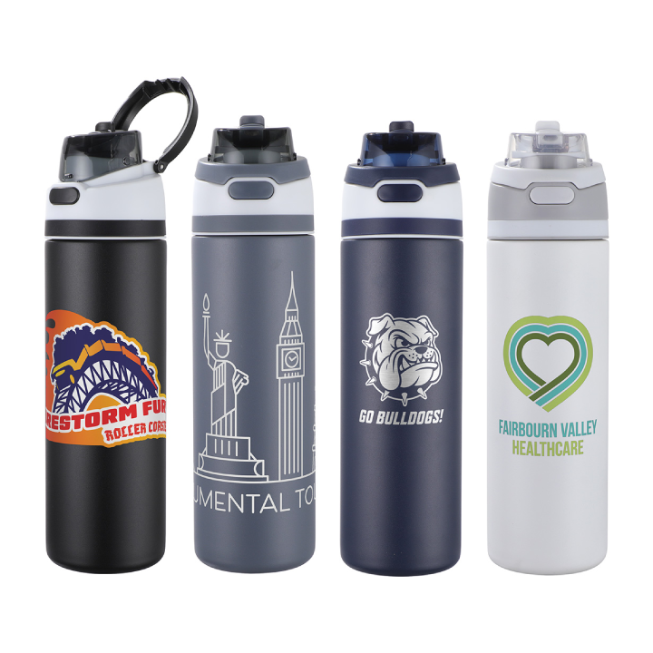 Promotional 24 oz 2-in-1 Vacuum Insulated Stainless Steel Bottle